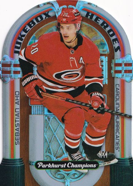 insert karta SEBASTIAN AHO 22-23 Parkhurst Champions Jukebox Heroes číslo JH-11